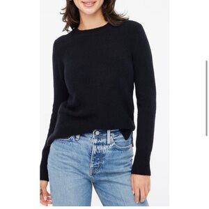 J. Crew Black Crewneck Sweater Extra Soft NWT